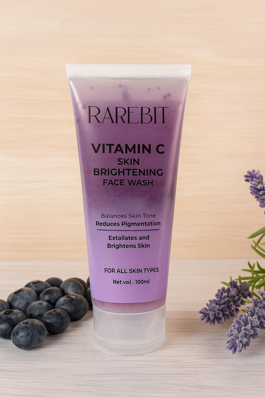 Rarebit Vitamin C, Skin Brightening Face Wash 100ml -