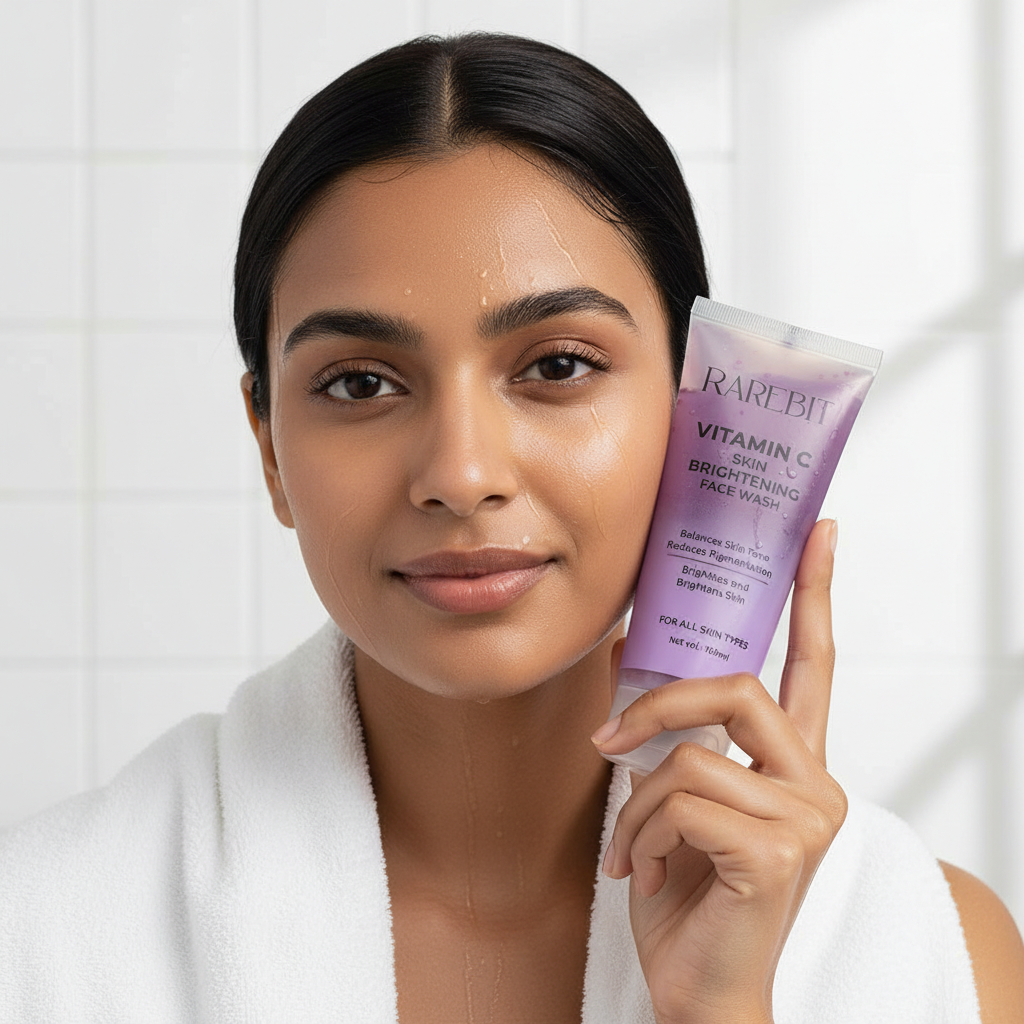 Rarebit Skincare COMBO KIT  - Vitamin C Facewash With Sunscreen SPF 50 PA+++