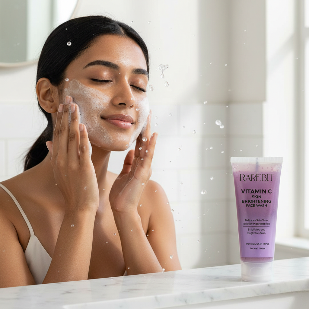 Rarebit Skincare COMBO KIT  - Vitamin C Facewash With Sunscreen SPF 50 PA+++