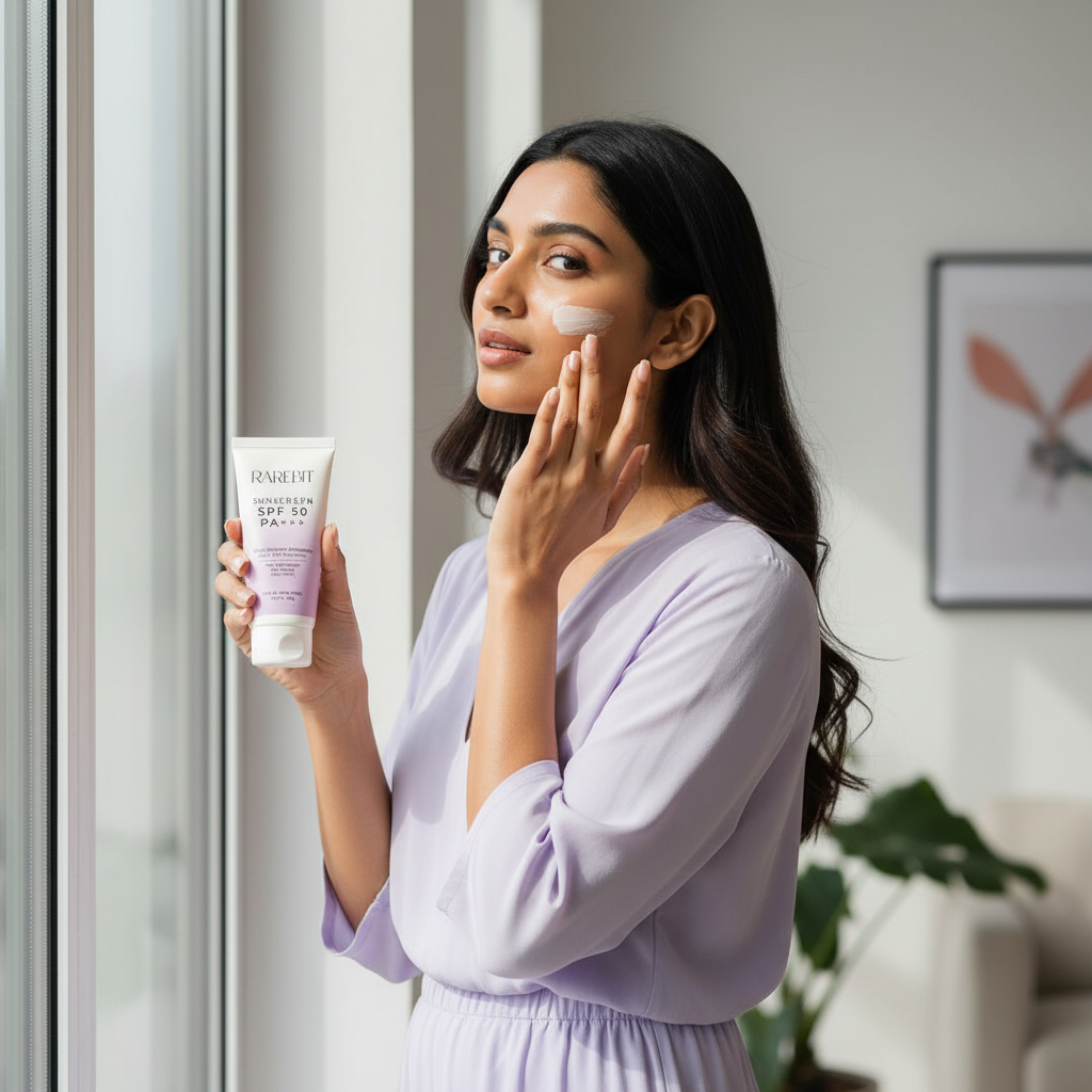 Rarebit Skincare COMBO KIT  - Vitamin C Facewash With Sunscreen SPF 50 PA+++